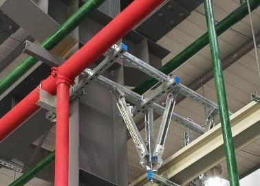 沧县该抗震支架的整体式支吊架结构协调性好